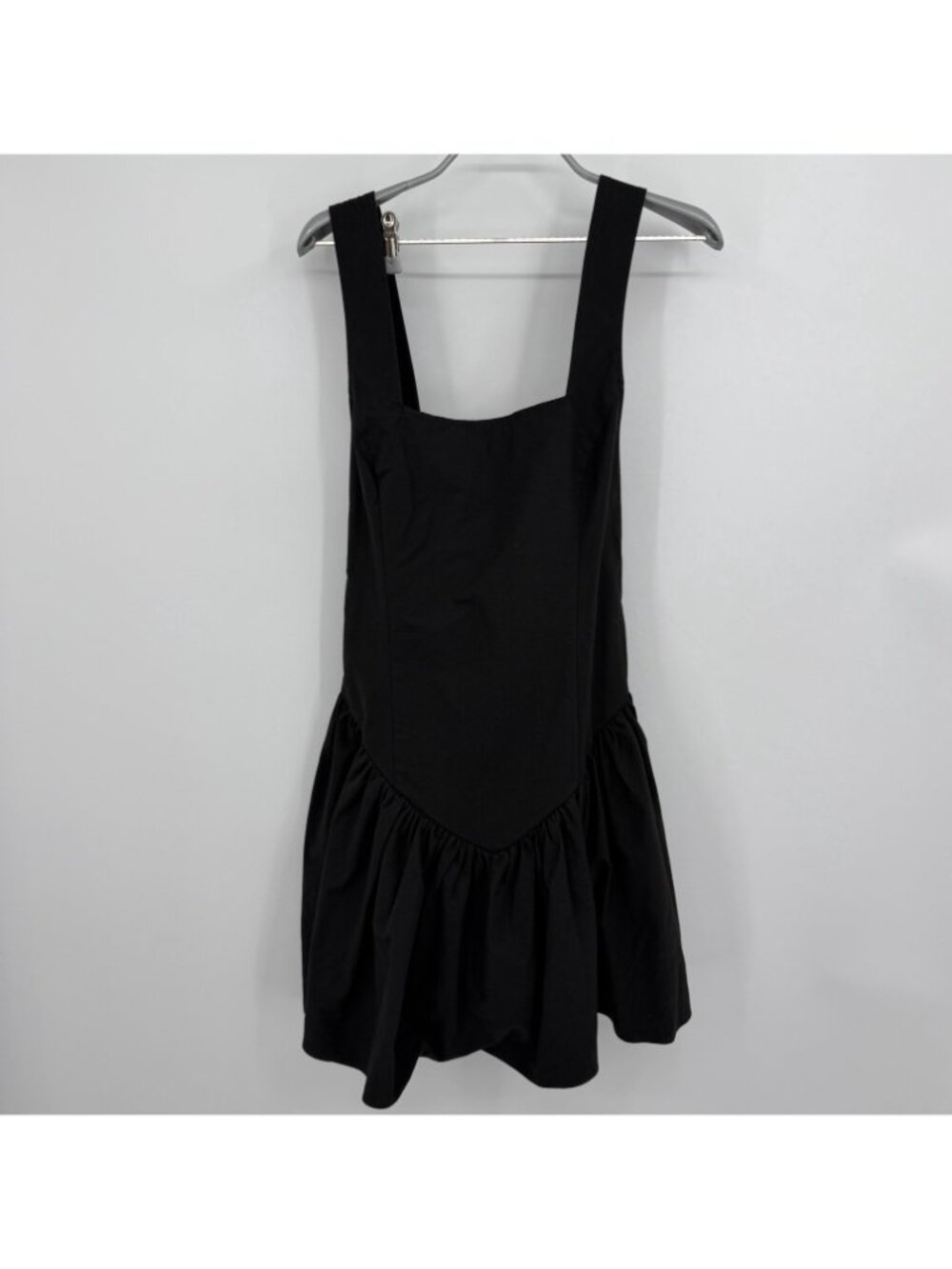 OPT One Pretty Thing Black Sleeveless Savvas Tie Shoulder Mini Dress size S NWT - Picture 4 of 9